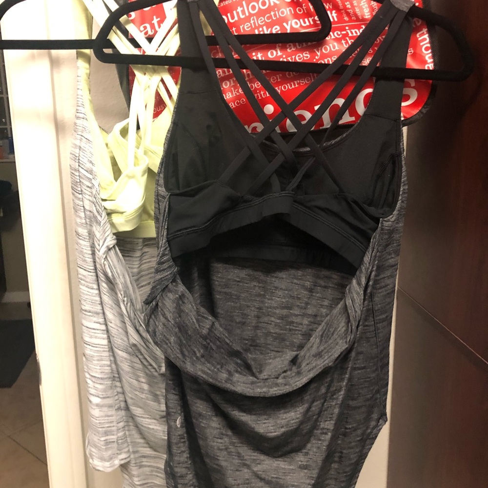 Lululemon Black Strappy tank